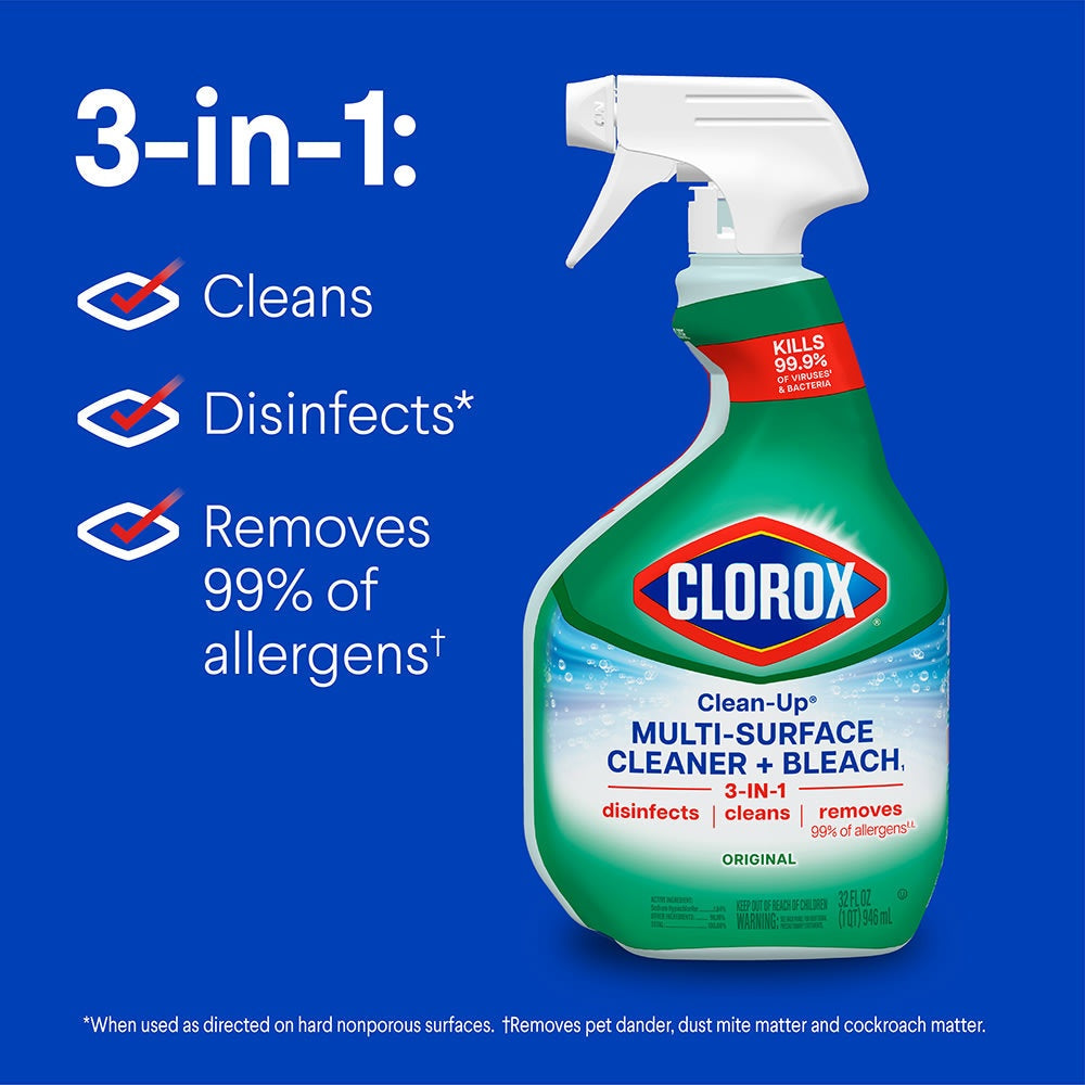 Clorox Clean-Up Cleaner + Bleach Spray & Mold Remover | 32 oz., Bathroom