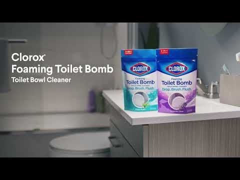 Clorox Toilet Bowl Foaming Bomb Cleaner | 5 ct., Bathroom