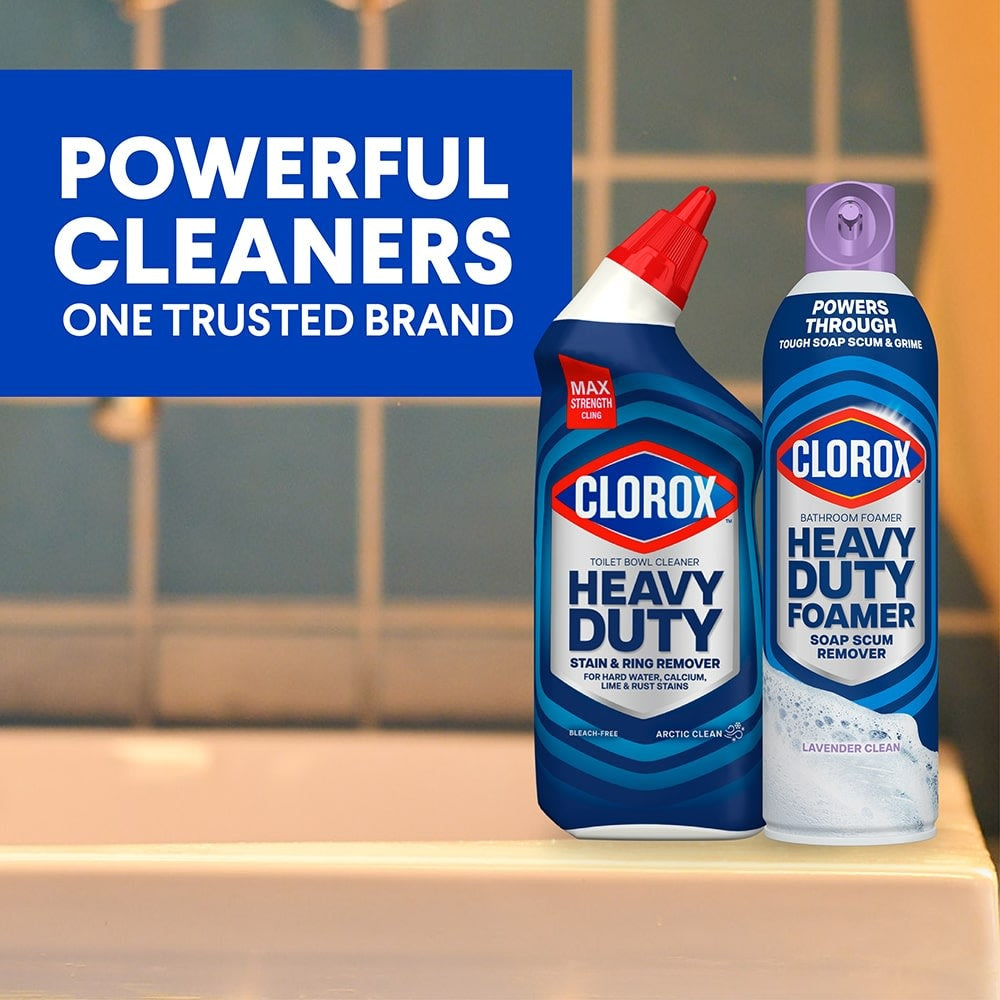 Clorox Heavy Duty Bathroom Foamer Soap Scum Remover | 20 oz.