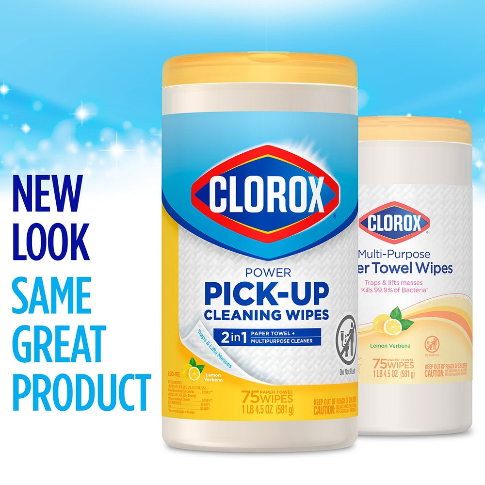 Clorox Power Pick-Up Cleaning Wipes | 75 ct.
