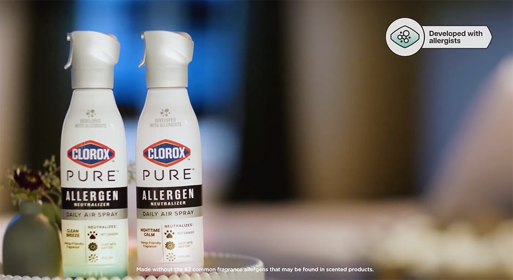 Clorox PURE Allergen Neutralizer Daily Air Spray | 8 oz., Air Care