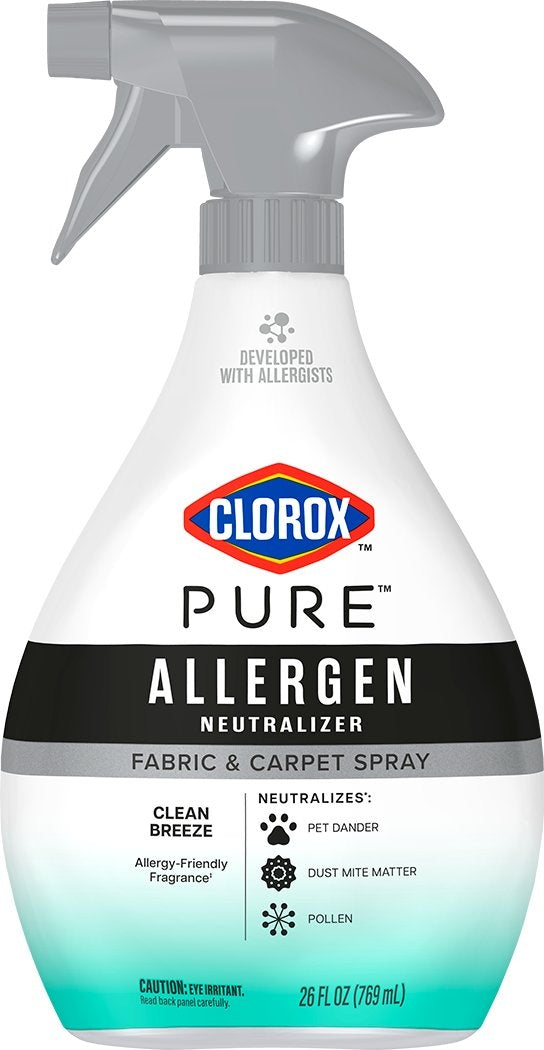 Clorox PURE Allergen Neutralizer Fabric & Carpet Spray | 26 oz., Air Care