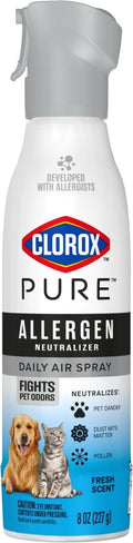 Clorox PURE Pet Allergen Neutralizer Daily Air Spray | 8 oz., Air Care