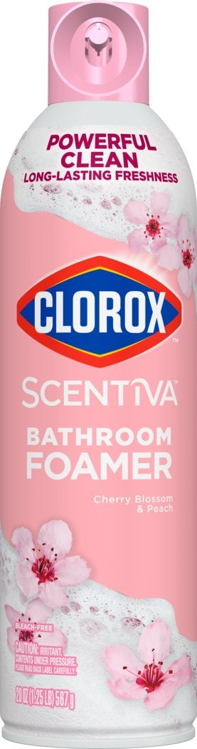 Clorox Scentiva Bathroom Foamer Soap Scum Remover | 20 oz.