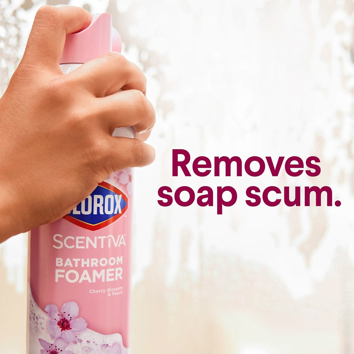 Clorox Scentiva Bathroom Foamer Soap Scum Remover | 20 oz.