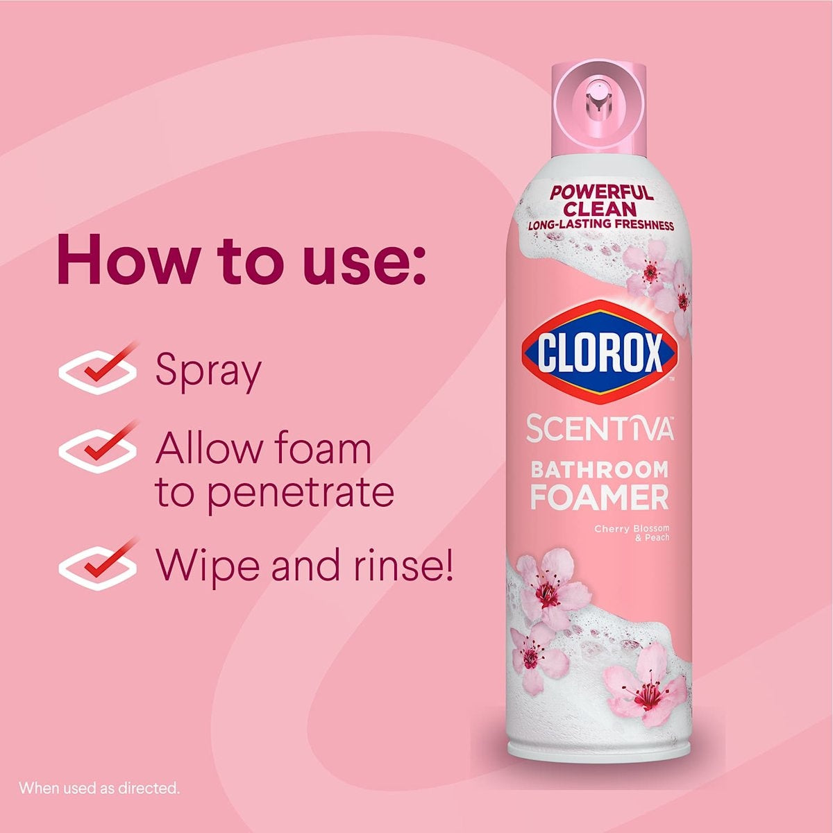 Clorox Scentiva Bathroom Foamer Soap Scum Remover | 20 oz.