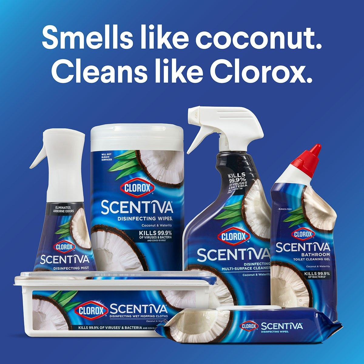 Clorox Scentiva Disinfecting Wipes₁-Flex Pack | 3-pack of 75 ct. each (225 wipes), Kitchen
