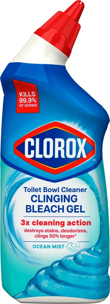 Clorox Toilet Bowl Cleaner - Clinging Bleach Gel | 24 oz., Bathroom