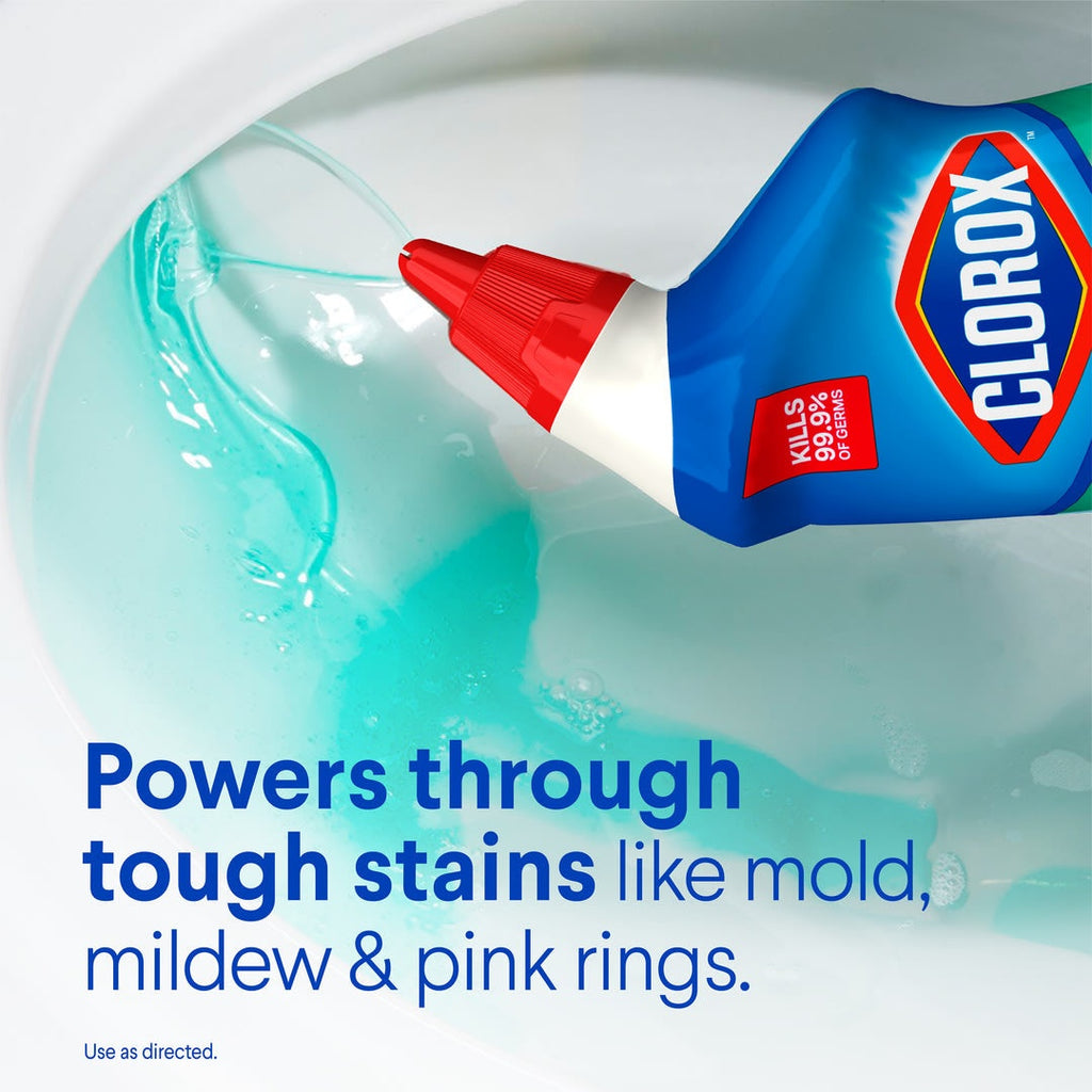 Clorox Toilet Bowl Cleaner – with Bleach | 24 oz., Bathroom