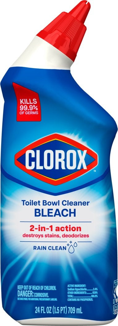 Clorox Toilet Bowl Cleaner – with Bleach | 24 oz., Bathroom
