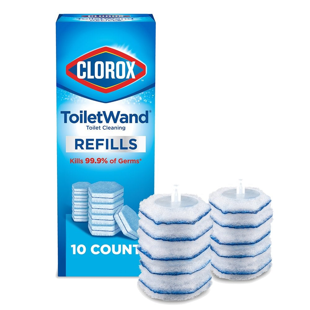 Clorox Disinfecting ToiletWand Refills | 10 ct., 20 ct., 30 ct., 36 ct., Bathroom
